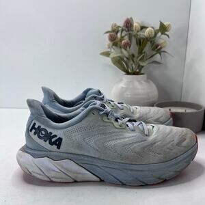 Hoka One One Arahi 6 Lace Up Running Shoes Blue Women 10B Athleisure Workout